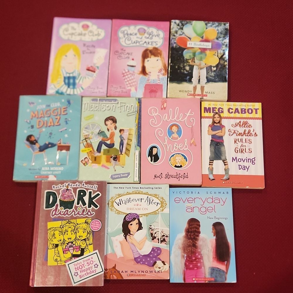 Cupcake Club, Madison Finn, Dork Diaries Older Elementary Kids Reading 10 Books